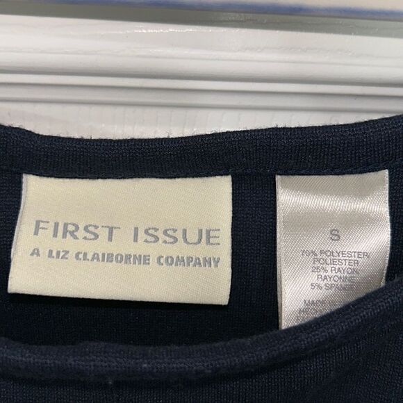 Liz Claiborne Blue Midi Dress(Size Small) - Picture 5 of 5